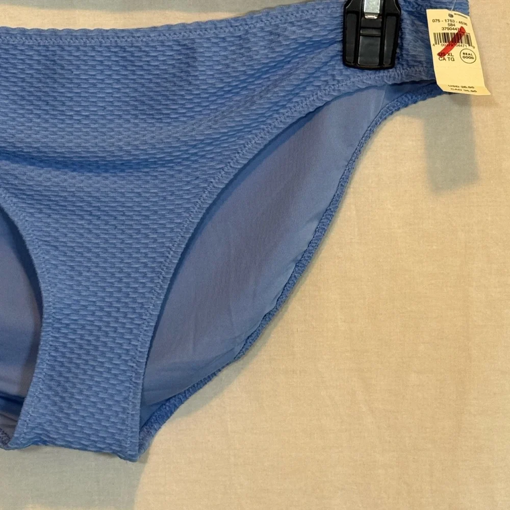 AA-181 Aerie NWT Blue‎ Summer Swim Bikini Bottoms Size XL
